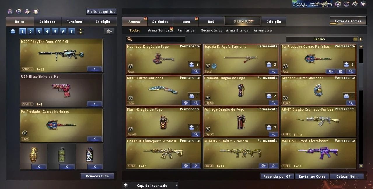 CONTA CROSSFIRE INCRIVEL