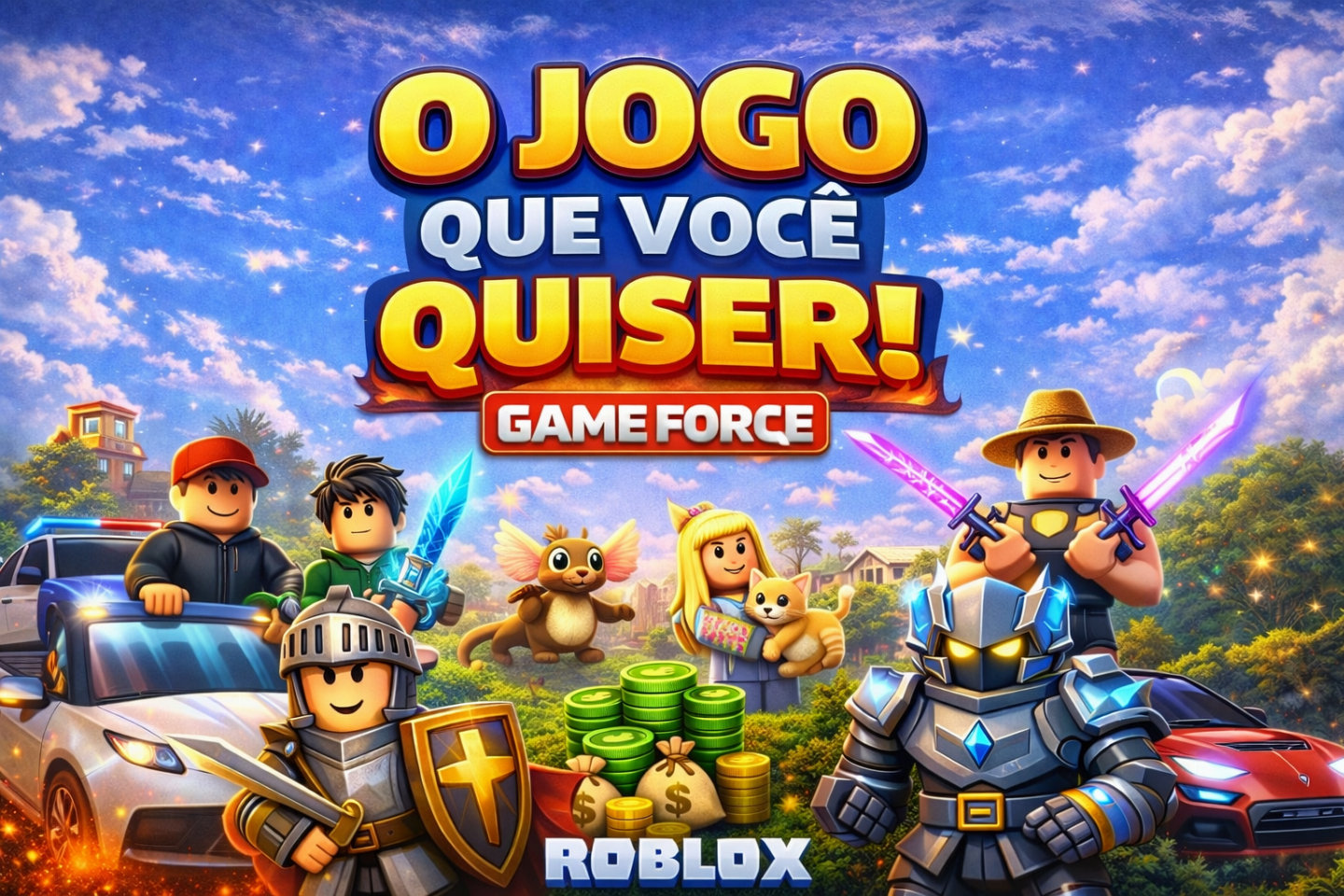 ELOJOB ROBLOX! Upo sua conta em qualquer jogo do Roblox!