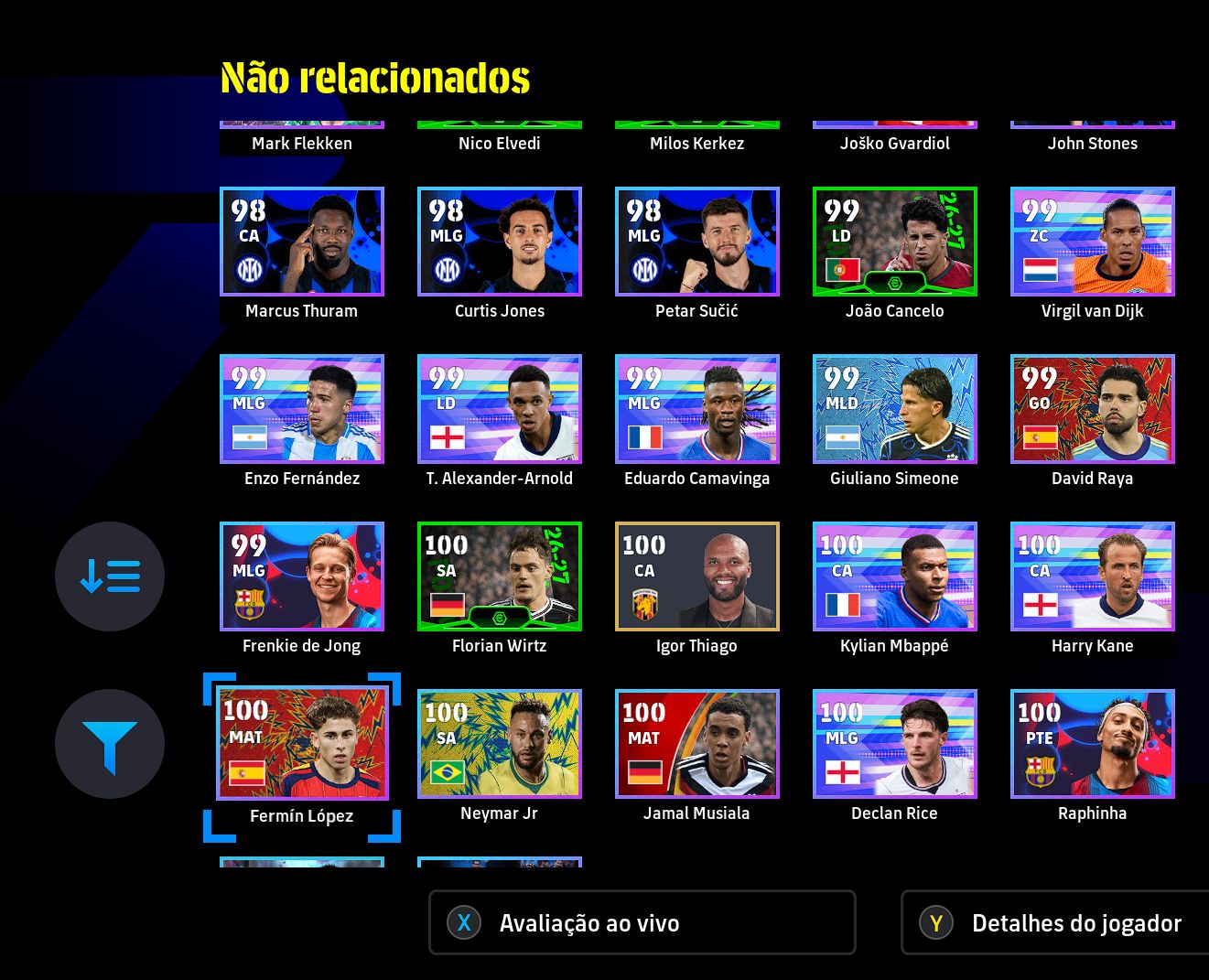 Conta Efootbal Xbox/pc - (NOVO GULLIT 107) FULL ACESSO!!!