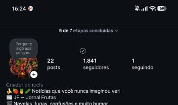 Instagram 1800 seguidores