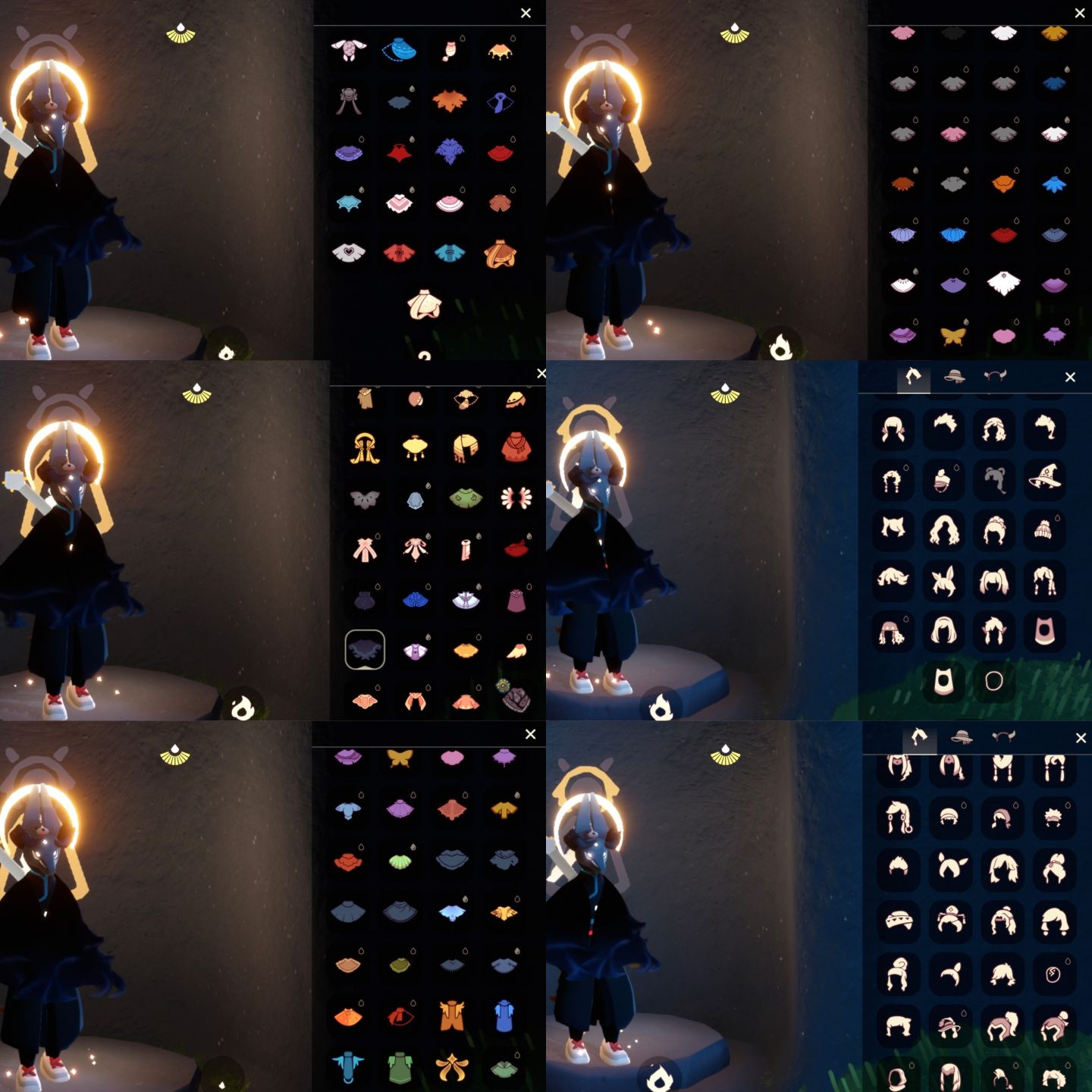 Conta sky filhos de luz Anubis kizuna e elfo