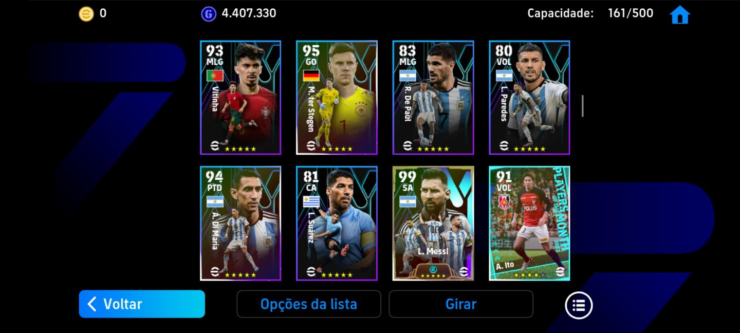 Conta Efootball Mobile forte