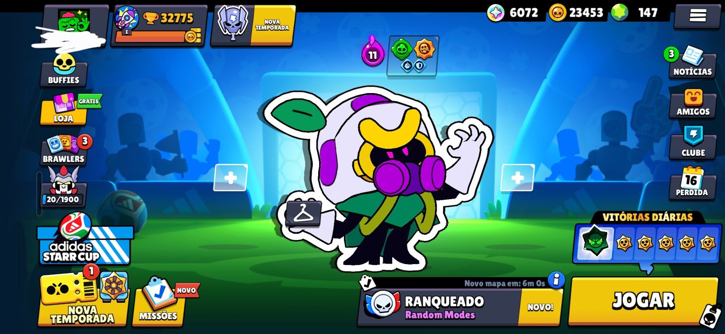 Contas-brawl-stars 101 brawlers / muitíssimas skins / 30k
