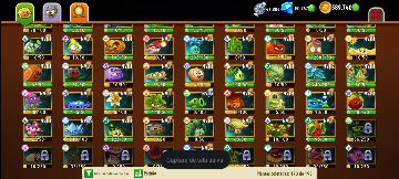 Contas Plants vs Zombies 2 quase todas as plantas desbloqueadas - muitos recusos