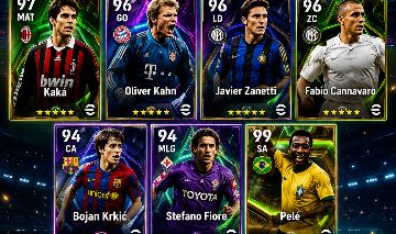 Conta eFootball super rara! Lendas, jogadores épicos e muito valor!