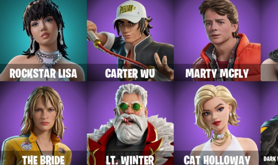 Conta Fortnite com Noiva + Lisa + Marty