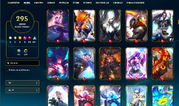 RIVEN LENDÁRIA + [ SUPER CONTA COM 300 SKINS HABILITADAS ] + [ TROCA NICK ]