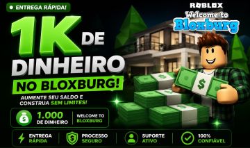 1K DE DINHEIRO | WELCOME TO BLOXBURG | ROBLOX
