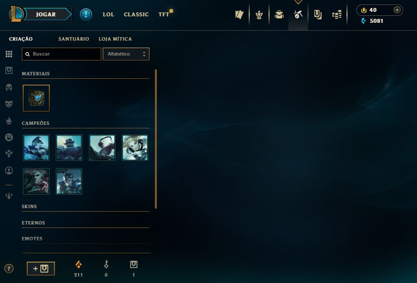 Conta Esmeralda 4 Passe do Hall of Legends (Caps-Basico) + Skin Mitica do Jax