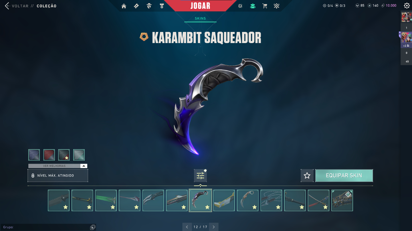 Conta Valorant VALOR NEGOCIÁVEL | Full acesso | R$ 4.000 gastos | Muita skin
