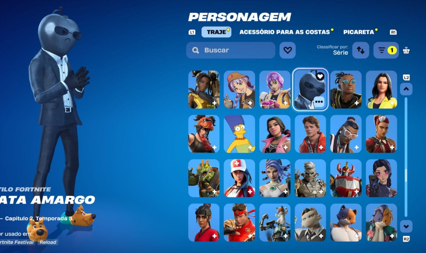 Conta rara de fortnite/ Fundador temp 9 cap 1 até final cap 6 (preço negociável)