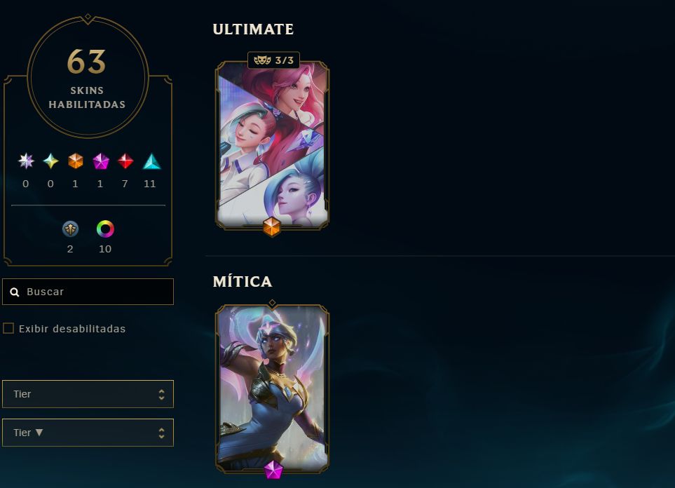 Conta LoL Esmeralda III SoloQ/Esmeralda II Flex/64 skins/Ultimate Seraphine