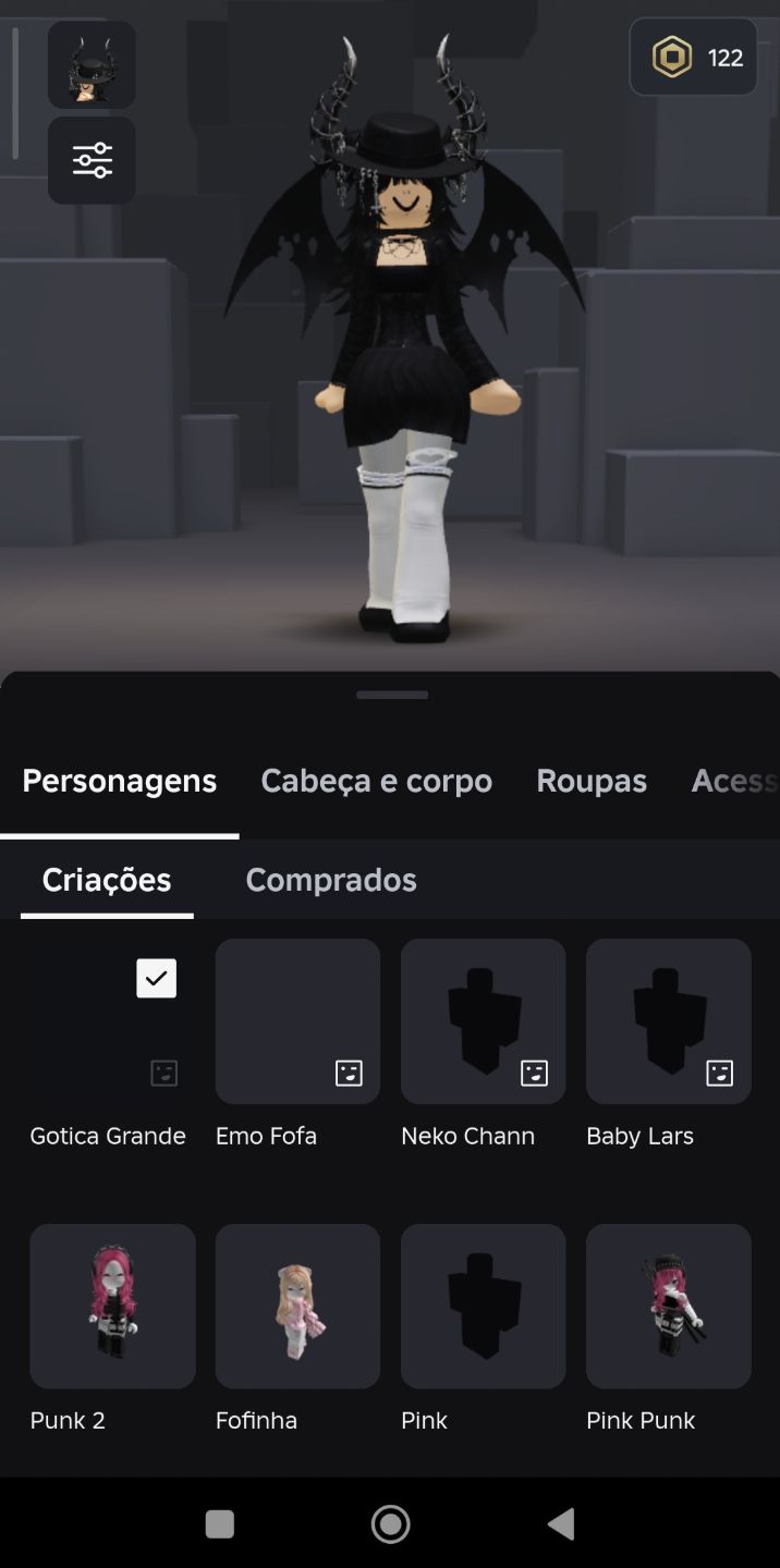 Conta com skin (Voice liberado)