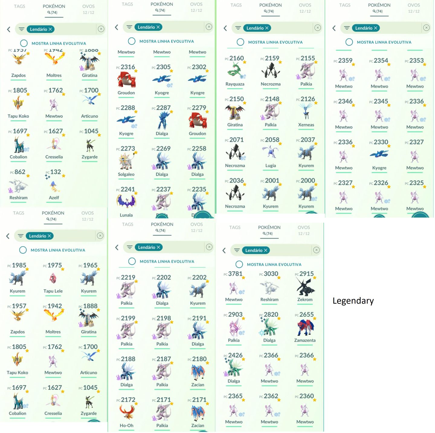 Pokémon Acc Go 2016 - Nível 55 - ZERAORA IV 100% - 49 SHINY -74 LEGENDARY
