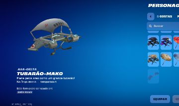 CONTA DE FORTNITE SEASON 1 COM TUBARÃO MAKO E SALVE MUNDO FUNDADOR COM 256 SKIN