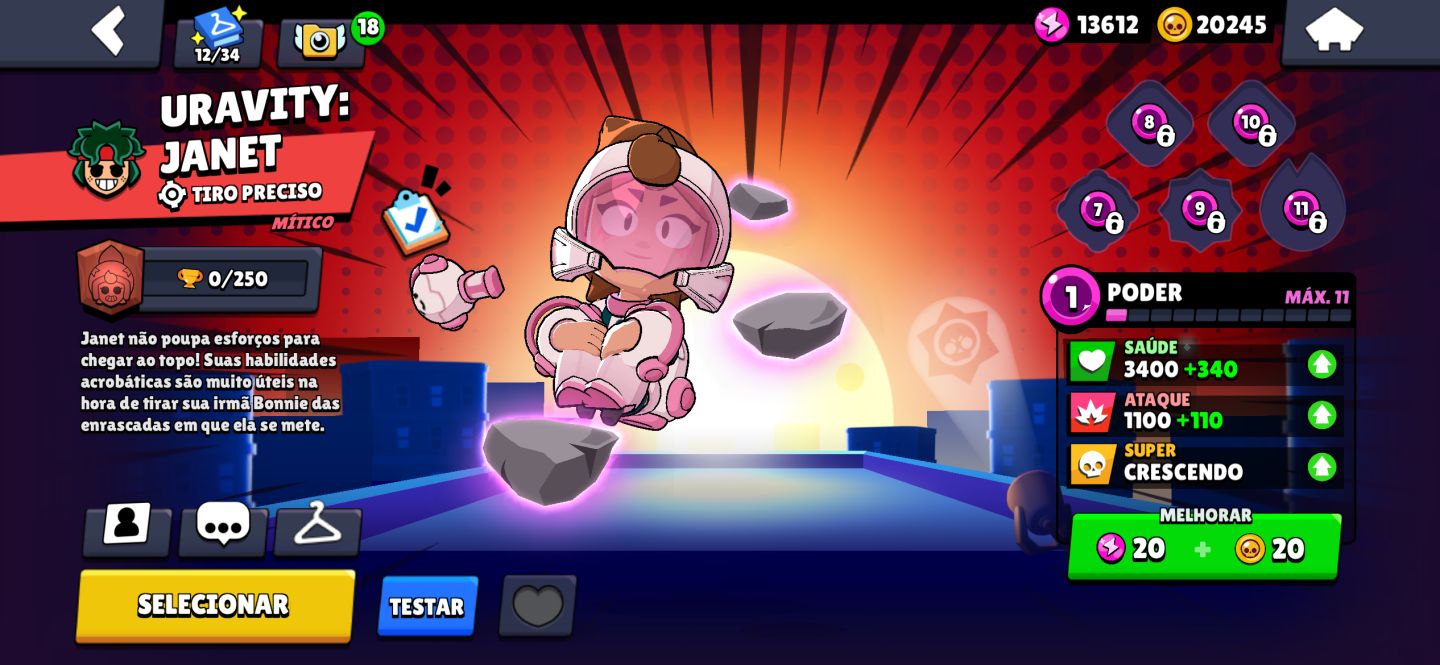 CONTA DE BRAWL STARS RARA (2019)