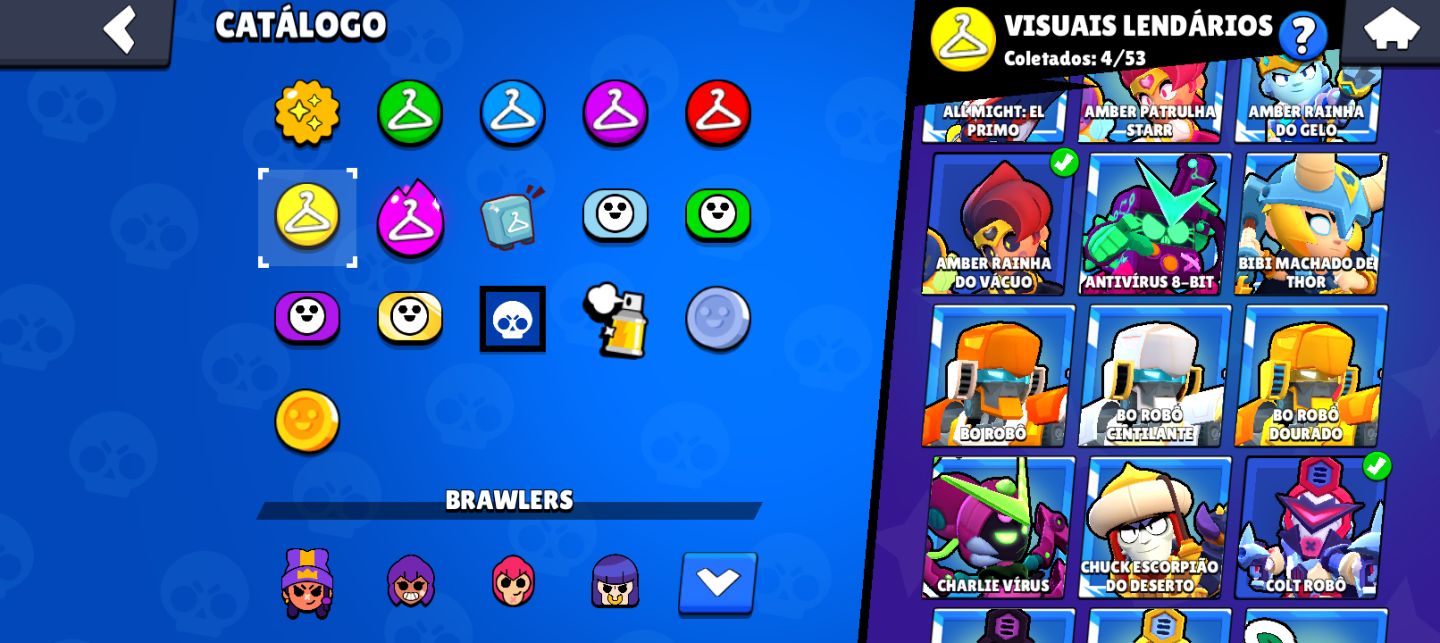 CONTA BRAWL STARS 25K+197 GEMS