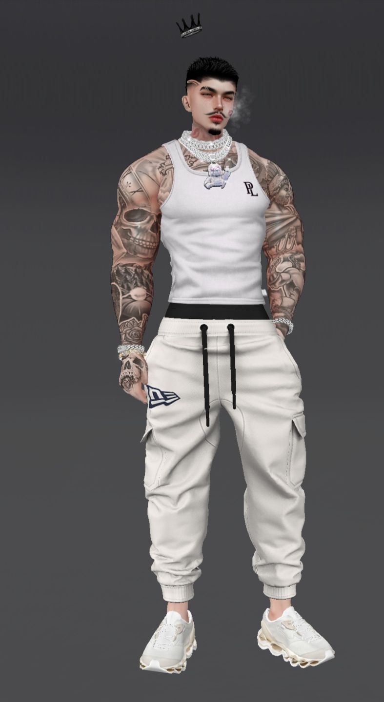 CONTA IMVU MASCULINA RICA COM MAIS DE 30 ACESSÓRIOS E VESTUÁRIO