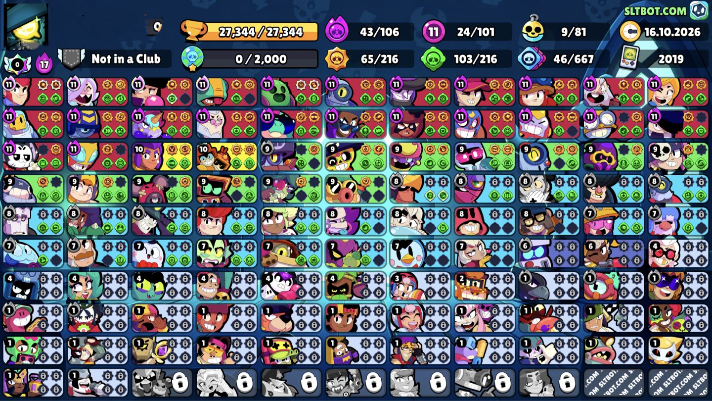 CONTA TOP DE BRAWL STARS( VALOR NEGOCIAVEL)