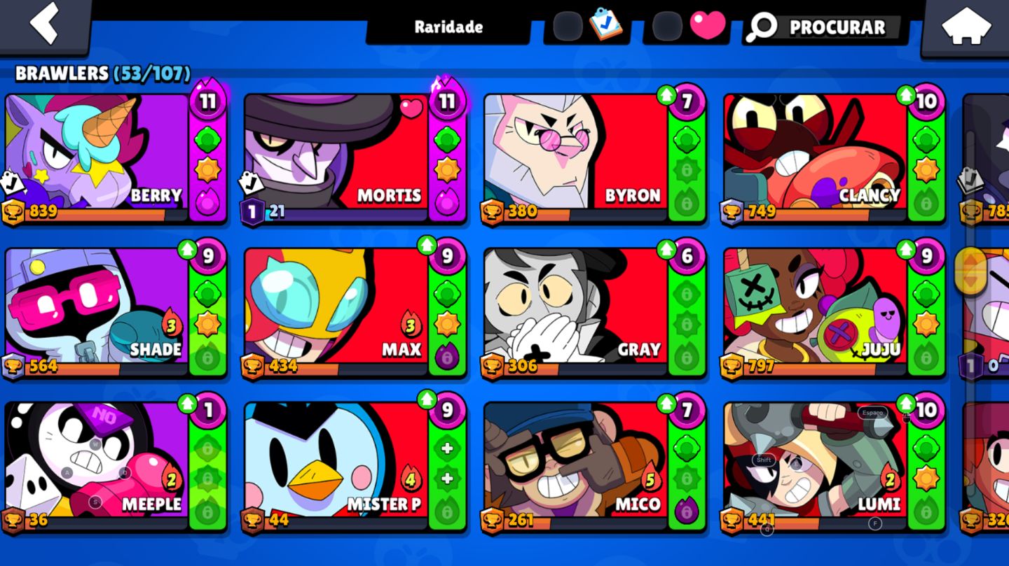 Conta Brawl Stars Com varios lendarios e skins exclusivas do kenji e de passes