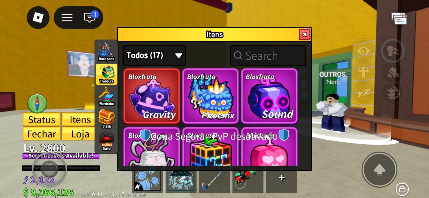 CONTA ROBLOX FISCH 170M C$ LVL 1321 | BLOX FRUITS MAX V4 FULL + CDK