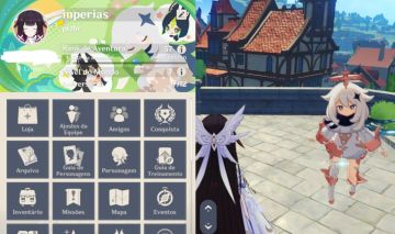 Conta genshin com vários 5 estrelas e armas. Várias missões feitas!