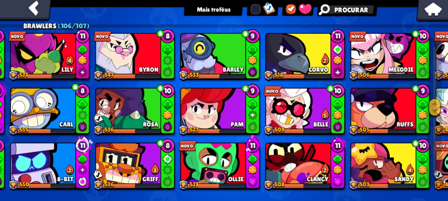 Conta Brawl Stars Rara 2019 60k Troféus | Todos os Brawlers (Sem o cosmo)