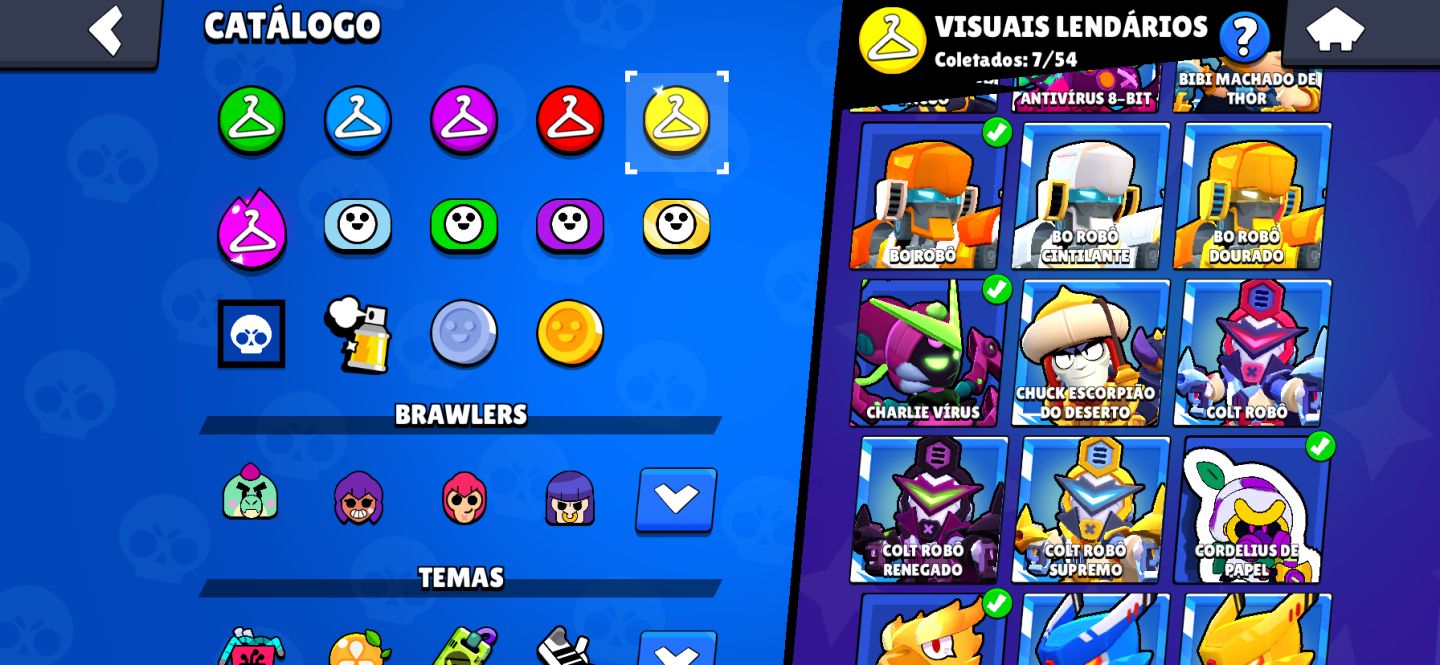 Conta de Brawl stars gemada barata
