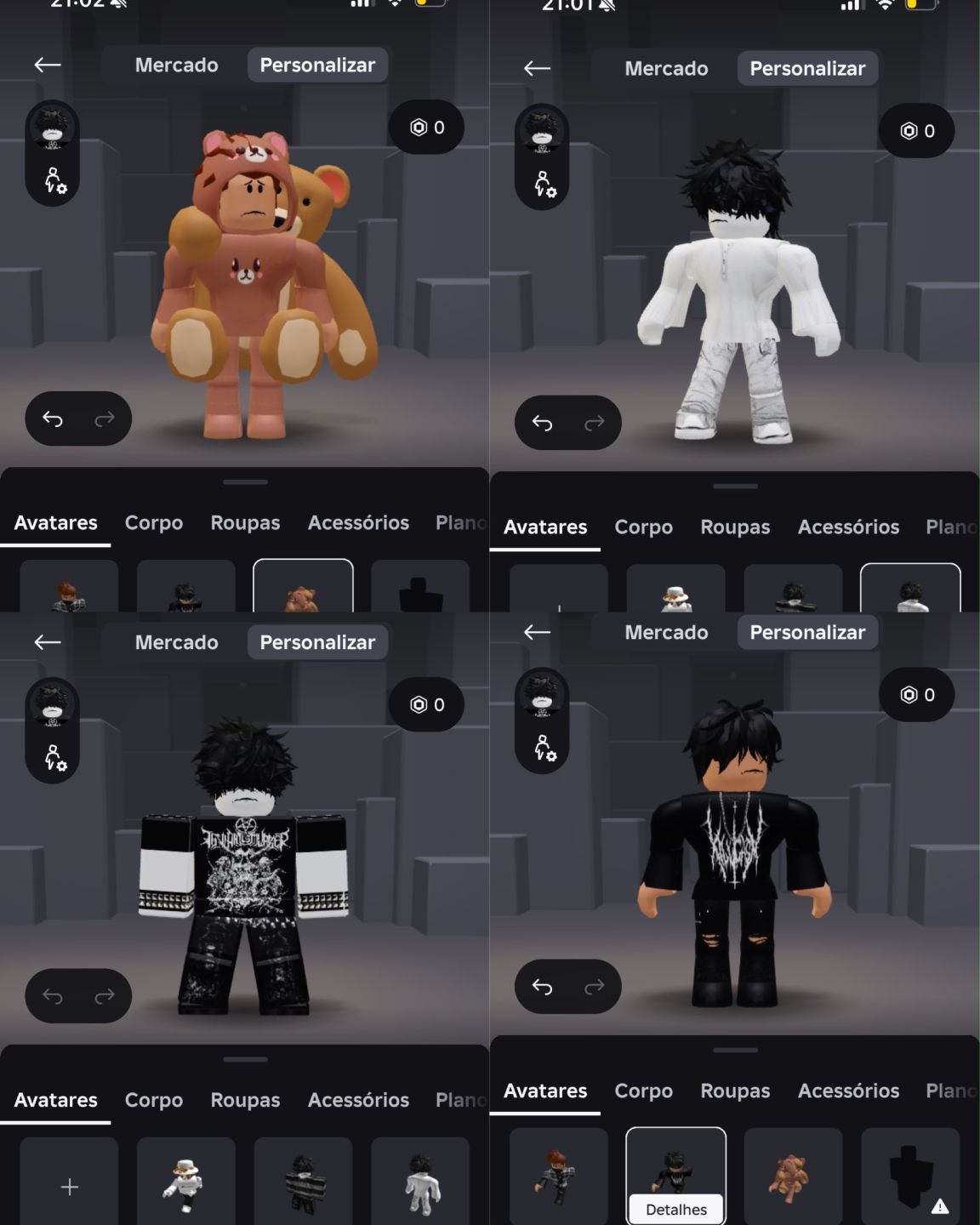 CONTA DE ROBLOX INVENTARIO AVALIADO EM 1.8K DE ROBUX
