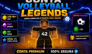 Conta OG Volleyball Legends | Jinko/Kijo/Feiko OG + S1 PRO + Shield