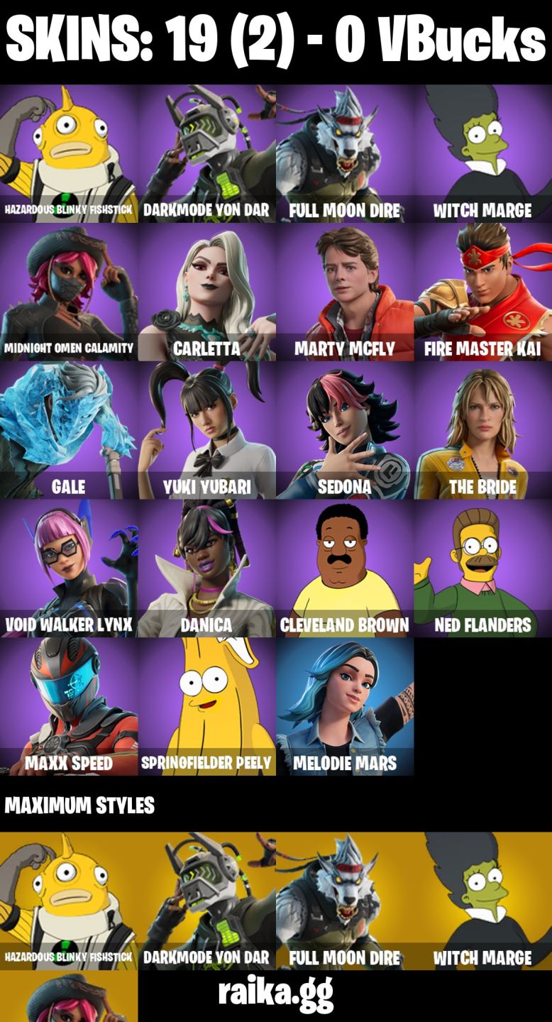 CONTA FORTNITE COM 19 SKINS GALE/THE BRIDE/SEDONA/FIRE MASTER/CARLETTA/WITCH