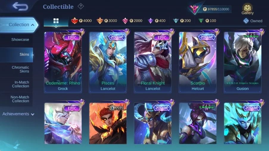 Legend Gusion - KOF Aurora - LuckBox Eudora+Zhask+Selena+Kimmy