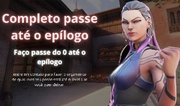 Completo o passe na sua conta valorant