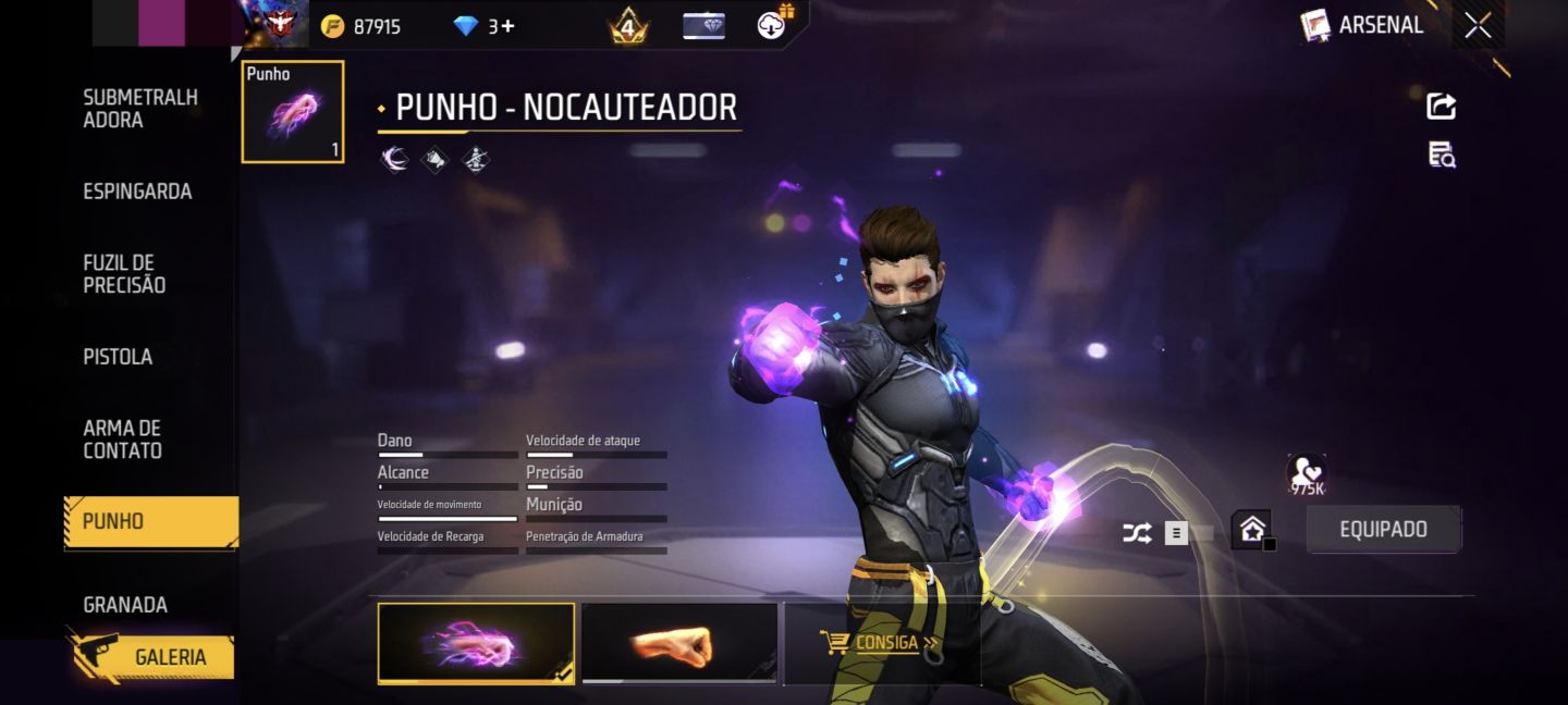 Conta de Free Fire (Angelical)