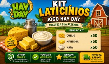 HAY DAY - KIT LATICINIOS 150 ITENS