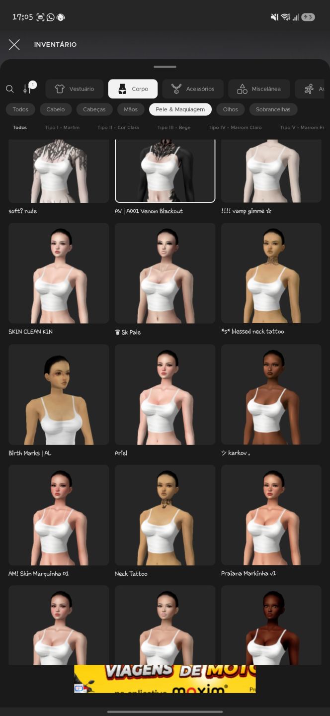 Conta IMVU 2021+ 1078 seguidores (PREÇO NEGOCIÁVEL)
