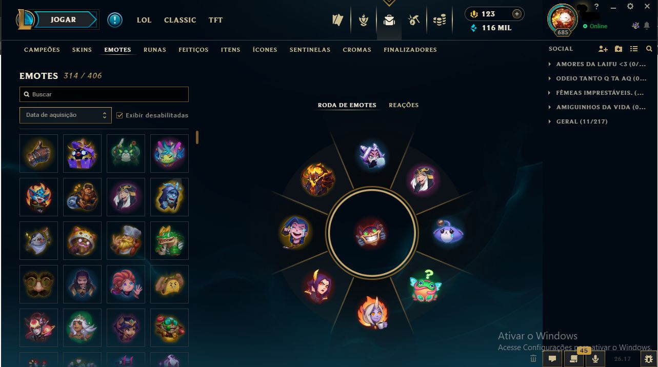 LOL BR | 491 SKINS | PICO MESTRE 500 PDL | RIVEN 4M + DUAS CONTAS BRINDE