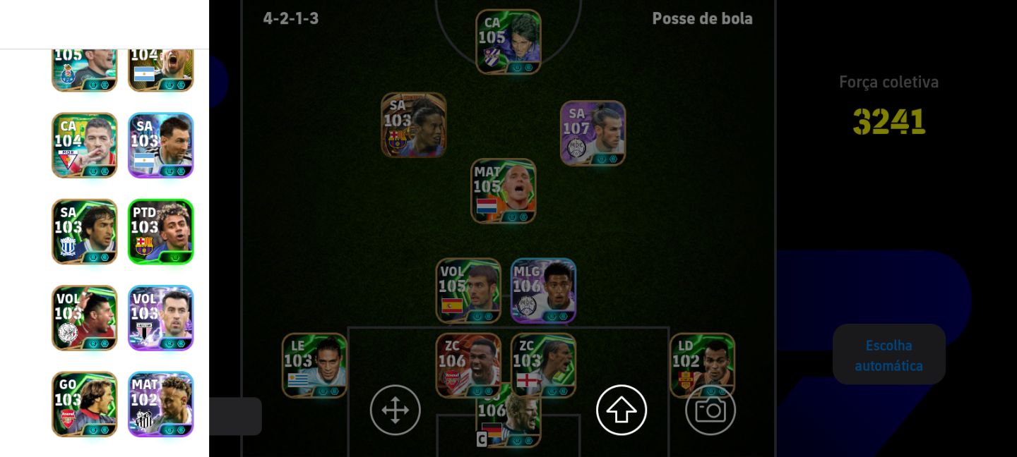 Conta eFootball 3241 | Elenco 103+ | Jogadores Especiais