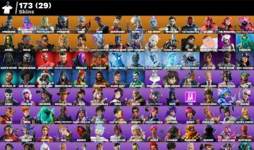 CONTA FORTNITE COM 173 SKINS | CORINGA, NEYMAR E MAIS !!