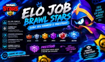 ELO JOB BRAWL STARS | SUBA SEU RANKED | UPO PRESTÍGIO