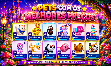 PETS RAROS PKXD. MELHOR PREÇO DO SITE!