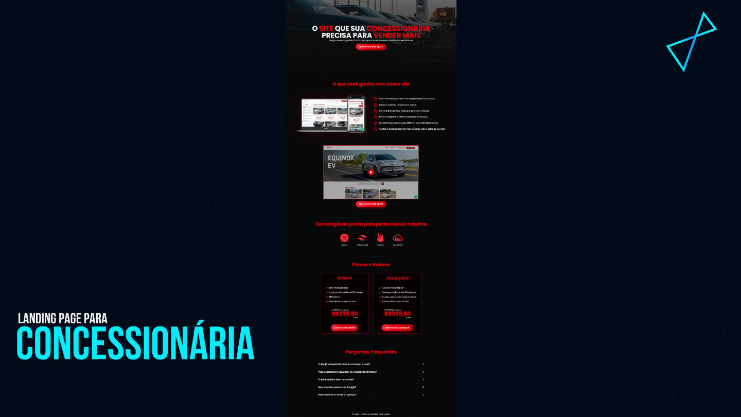 FAÇO LANDING PAGES PROFISSIONAIS QUE CONVERTEM