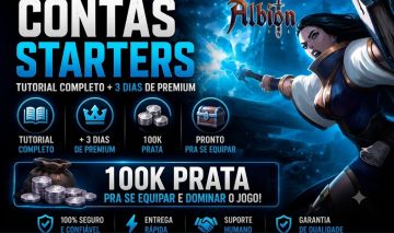 [AMÉRICAS] Conta Iniciante Albion | Email Próprio + 100k Prata + 3d Premium