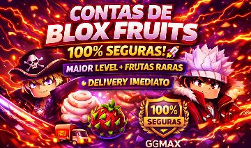 (50% OFF) CONTAS BLOXFRUITS, FRUTAS FISICAS, LVL MAX, GOD (ENTREGA AUTOMATICA)