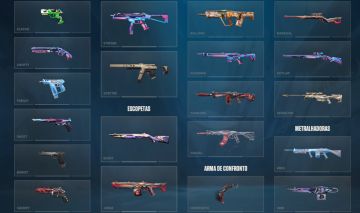 CONTA DE VALORANT 77 SKINS - 4 FACAS - PREÇO NEGOCIAVEL
