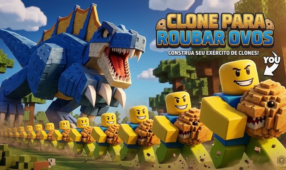 CLONE PARA ROUBAR OVOS - ROBLOX - MELHORES ANIMAIS + BRINDE