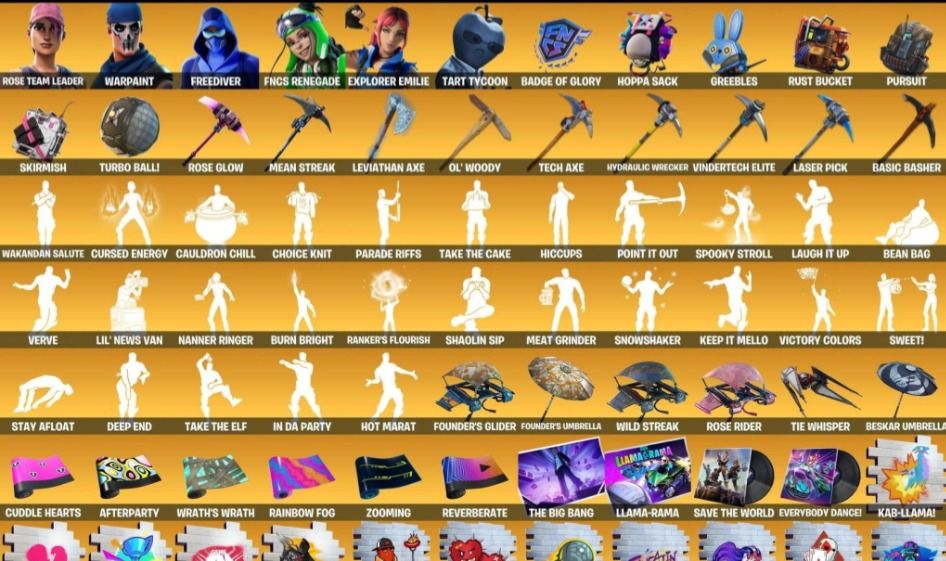 Conta de fortnite rara