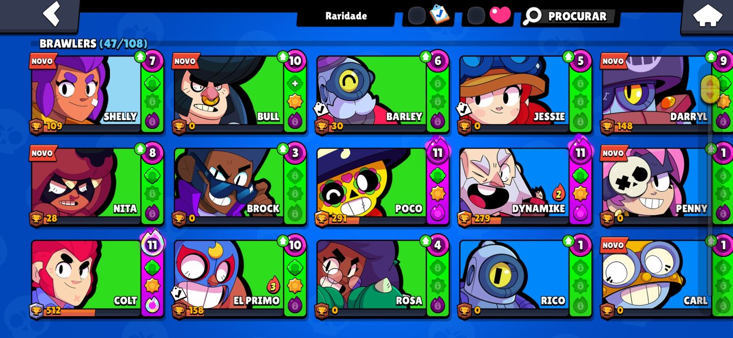 CONTA BRAWL STARS