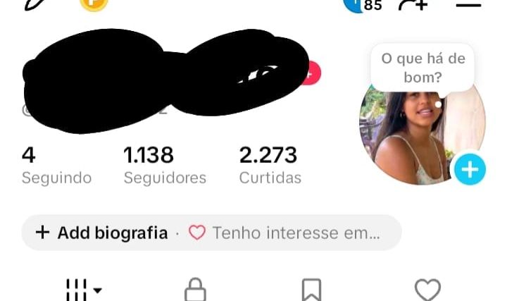 CONTA TIK TOK COM ESTÚDIO LIV DISPONÍVEL (QUALIDADE+ALTO ENGAJAMENTO)