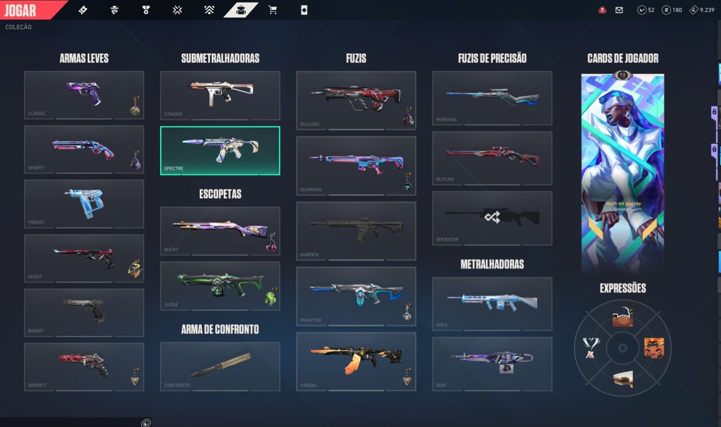 VENHA, CONTA TOP COM SKINS DE VP E PASSE - BR - QUENTE!!!!!!!